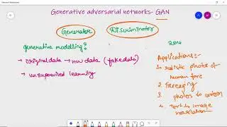 What is Generative adversarial networks (GANs) | How does a GAN work? | GAN Applications | Goeduhub