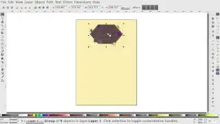 Inkscape 16 Rotating Label