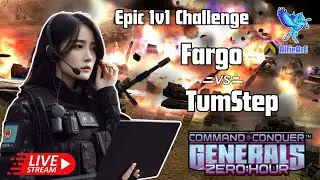 Live Command and Conquer, Zero hour 15.30gmt Fargo vs TumStep $25 Challenge BO11