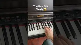 The Real Slim Shady - Eminem easy piano tutorial