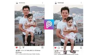 Picsart Photo Editing | Edit Foto Instagram 3D Effect | Picsart Tutorial