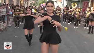 Talnique Bee Band en Desfile del Correo de Jayaque 2023. La Libertad. El Salvador.
