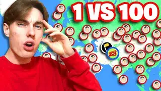 Geoguessr Pro VS 100 Noobs - Impossible!?