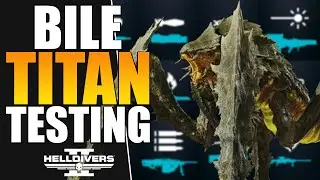 Can Every Support Weapon Kill Bile Titans? Helldivers 2 Tips & Guide