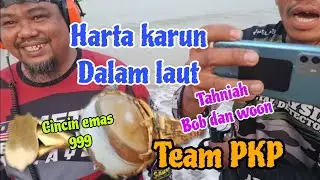 Metal detector Malaysia / cari harta karun dalam laut banyak temuan barang kemas lama (Emas 916)
