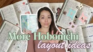 Hobonichi Weeks: 5 More Layouts Ideas