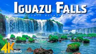 IGUAZU FALLS 4K • Nature Relaxation Film with Epic Cinematic Music • 4K Video Ultra HD