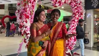 Valentines Day Decoration at Ozone Galleria - A project of Shriram Ozone