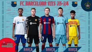 New Kits FC BARCELONA 23-24 V3🔥High quality | pes 2021