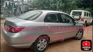 Honda City zx 2008 Model only 1 lakh with Cng kit 😱|| @ktu1106 @Honda#hondacity2007#2008#cngcar
