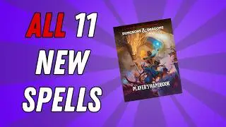 11 NEW Magic Spells in DnD 2024