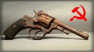 Gun Restoration | 1938 USSR Nagant Revolver, WW2 military. (with test firing) 
