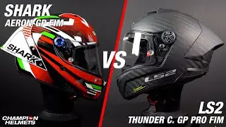 Shark Aeron-GP FIM Versus LS2 Thunder Carbon GP Pro FIM | Which Helmet Should You Choose?