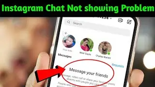 FIX NOW 😱 Instagram Message Chat Not Showing Problem | Instagram Message Not Showing Problem