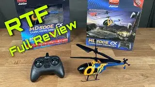 perfect for Beginners? | Amewi Junior MD500E CX Coaxial RTF RC Beginner Helicopter | Full Review
