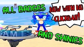 Badges + Shinies in Sonic Speed Sim for The Games on Roblox
