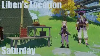 Liben's Location - Saturday - Genshin Impact