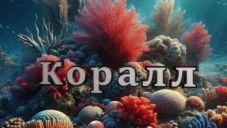 Коралл. Кратко про происхождение. Виды - Красный Черный Ископаемый. Coral Red Black Fossil. #кораллы