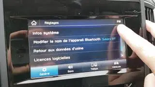 How to change the language setting on a 2021 Crosstrek.