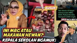 EMOTIONAL! This Principal Protests Treating MBG Like Animal Food. Is There No One Responsible for...