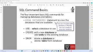 PHP and MySQL 1 - database operations