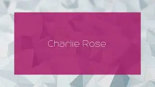 Charlie Rose - appearance