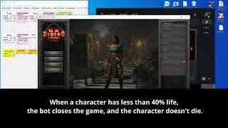 Diablo 2 Resurrected Bot for Pindleskin and Travincal runs. Safe for hardcore. Universal Bot Engine.