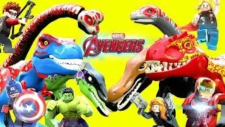 OS DINOSSAUROS DOS VINGADORES no LEGO Jurassic World EXTRAS MUNDO ABERTO #52