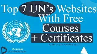 7 United Nations Websites for FREE Online Courses - Certificates Available! 2026 review