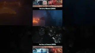 Side-by-side: The Little Mermaid (2023) vs. The Call of Cthulhu (2005) #shorts