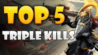 TOP 5 TRIPLE KILLS OF SUMMER MONTAGE | Vainglory