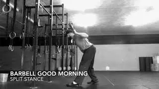 Split Stance Good Morning