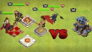 All hereos Vs battle machine|CLASH OF CLANS