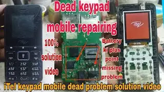 इटेल!कीपैड!मोबाइल!डेड!सॉल्यूशन 😇itel keypad mobile dead problem solution#vikastech#mobilerepairing