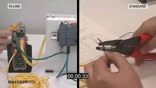 IO-Link vs. Standard Sensor Installation Time