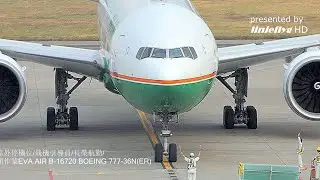 停靠外停機位/飛機引導員/長榮航勤/EVA AIR/BOEING 777-36N(ER)