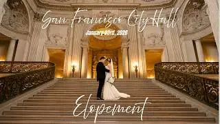 Vanessa + Enrique Elopement | San Francisco City Hall