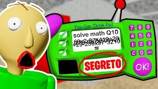 HO FINALMENTE RISOLTO LA DOMANDA IMPOSSIBILE DI BALDI! - Baldi's Basics