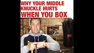 Why your middle knuckle hurts when you box @Boxercise
