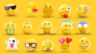 EMOJI 3D animated - After Effects Template