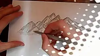 Видео: как нарисовать горы?
