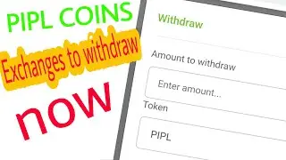 PiplShaer  pipl Coin withdraw now