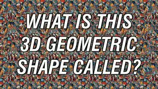 3D Stereogram Challenge #26 - Can you See and Identify this 3D shape? Do you know what it's called?