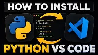 How To Install Python In VScode - How To Setup VScode For Python! (Python In VSCode)