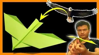 Как сделать бумажный самолетик бумеранг | который возвращается #28 | paper airplane that come back