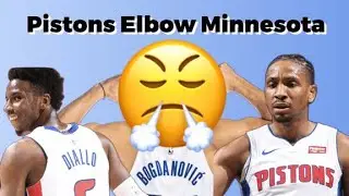 Detroit Pistons ELBOW the Timberwolves 💪🏿 12/31/22 #pistons #nba #detroitpistons