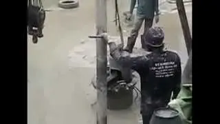 Забивка свай по Тайски способ 2 =)