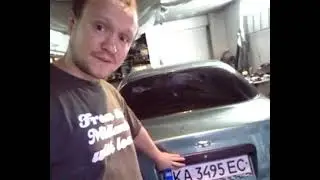 меняем лампочку подсветки номера Део Ланос бе единого инструмента )))