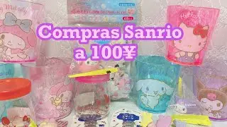 Compras Sanrio en la tienda de 100 yenes Seria
