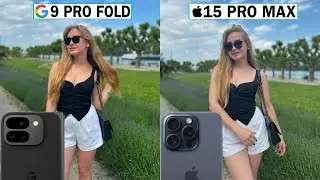 Google Pixel 9 Pro Fold Vs iPhone 15 Pro Max Camera Test Comparison
